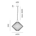 Wever & Ducré Wiro Diamond 1.1 Hanglamp