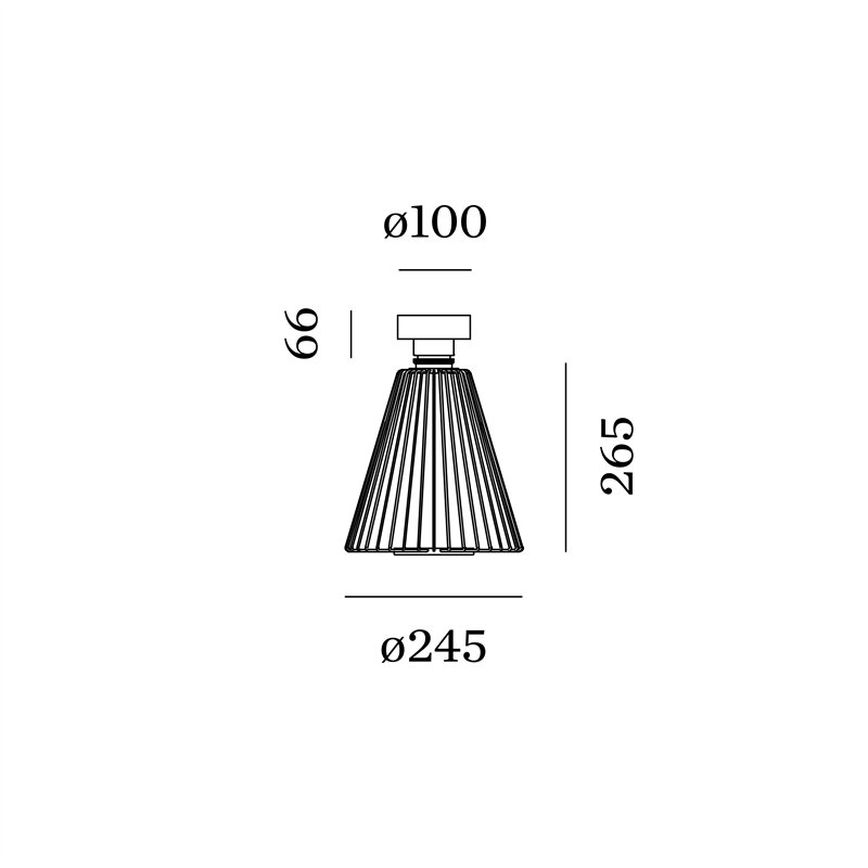Wever & Ducré Wiro Ceiling Cone 1.0 Plafonnier