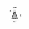 Wever & Ducré Wiro Ceiling Cone 1.0 Plafonnier