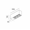 Wever & Ducré Plano Petit Surface 3.0 Deckenlampe