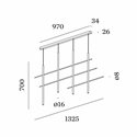 Wever & Ducré Net 4.0 Hanglamp