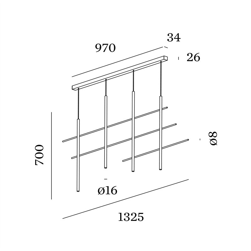 Wever & Ducré Net 4.0 Lampe à suspension