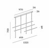 Wever & Ducré Net 4.0 Suspension lamp