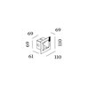 Wever & Ducré Oris / Reto 0.8 Recessed Housing Incl. Plasterkit