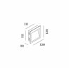 Wever & Ducré Oris Outdoor 1.3 Applique