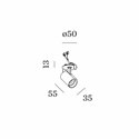 Wever & Ducré Ceno 1.0 blade springs Inbouwspot