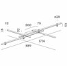 Wever & Ducré Trace Grid 2.0 Deckenlampe