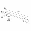 Wever & Ducré Leca Surface 4.0 Plafondlamp