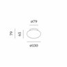 Wever & Ducré Perlez IP44 Surface 1.0 Ceiling lamp
