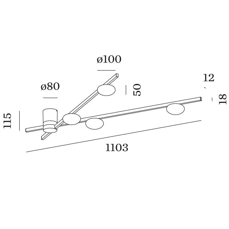 Wever & Ducré Perlez Spin 1.0 Ceiling lamp