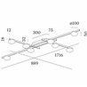 Wever & Ducré Perlez Grid 1.0 Deckenlampe