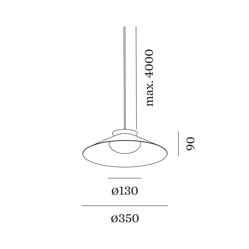 Wever & Ducré Clea Suspended 1.0 Lampe à suspension