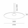 Wever & Ducré Clea Suspended 3.0 Lampe à suspension