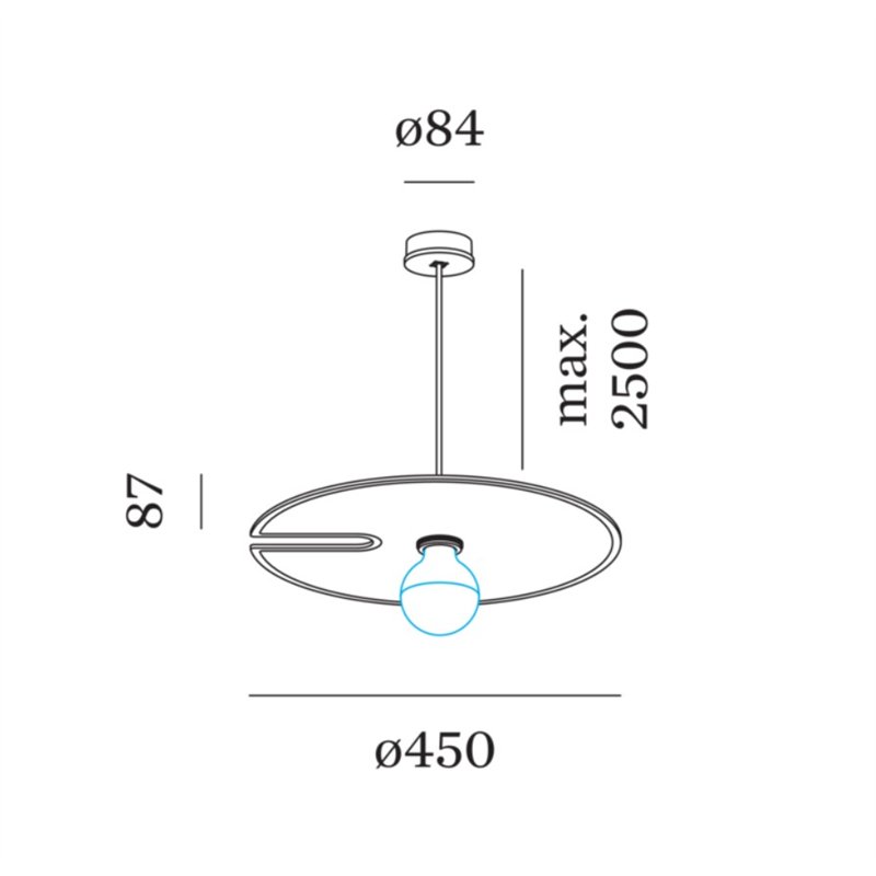 Wever & Ducré Mirro Soft Suspended 2.0 Suspension lamp