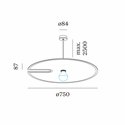 Wever & Ducré Mirro Soft Suspended 3.0 Hanglamp