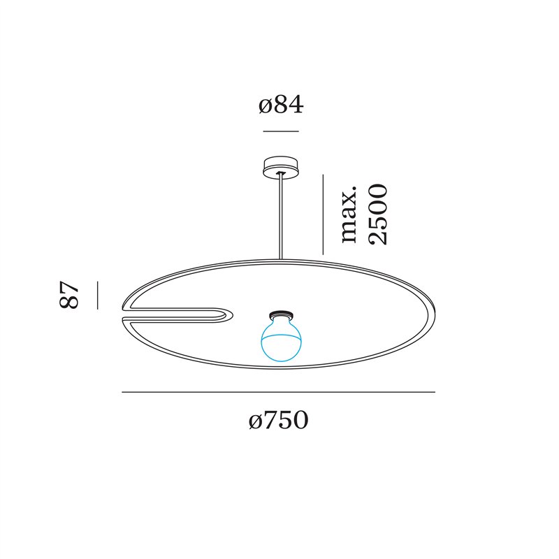 Wever & Ducré Mirro Soft Suspended 3.0 Hängelampe