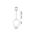 Wever & Ducré Dro Suspended 1.0 Hanglamp