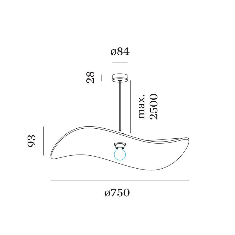 Wever & Ducré WAVE SOFT 1.0 Suspension lamp