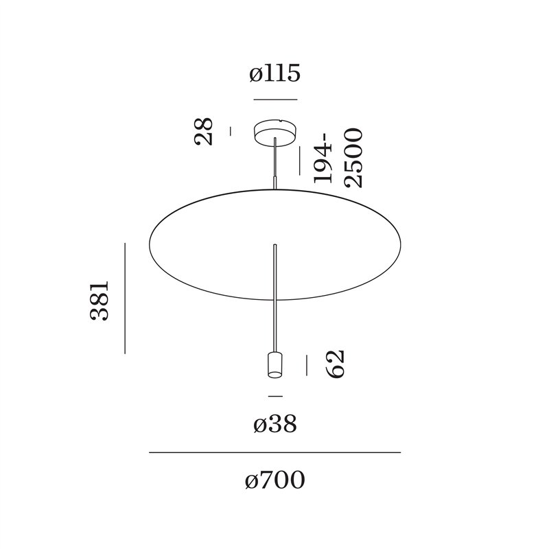 Wever & Ducré SHEDDA 2.0 Hanglamp