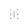 Wever & Ducré STRIPE SLIM 1.4 Wall lamp