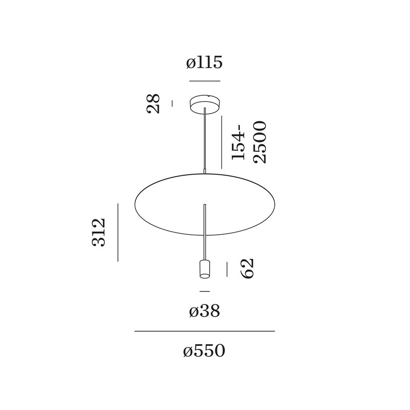 Wever & Ducré SHEDDA 1.0 Hanglamp