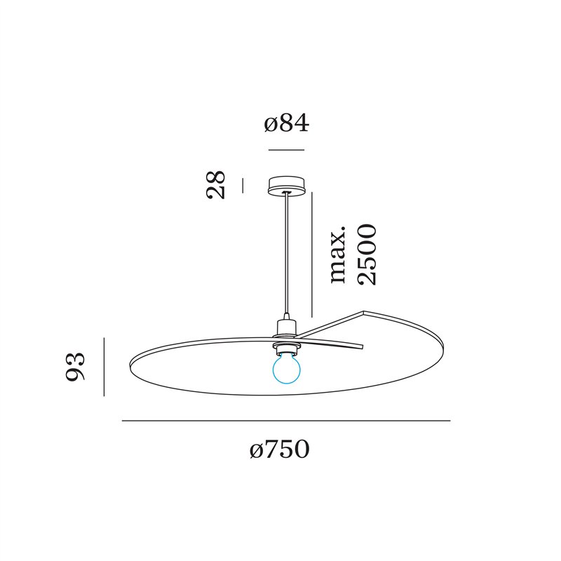 Wever & Ducré SPIRRA SOFT 1.0 Lampe à suspension