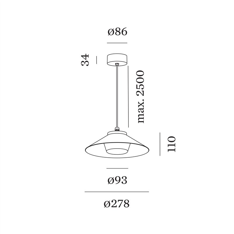 Wever & Ducré TRADORA SUSPENDED IP65 1.0 Lampe à suspension