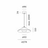 Wever & Ducré TRADORA SUSPENDED IP65 1.0 Lampe à suspension