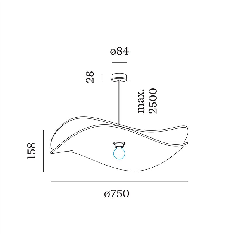 Wever & Ducré WAVE SOFT 2.0 Hanglamp