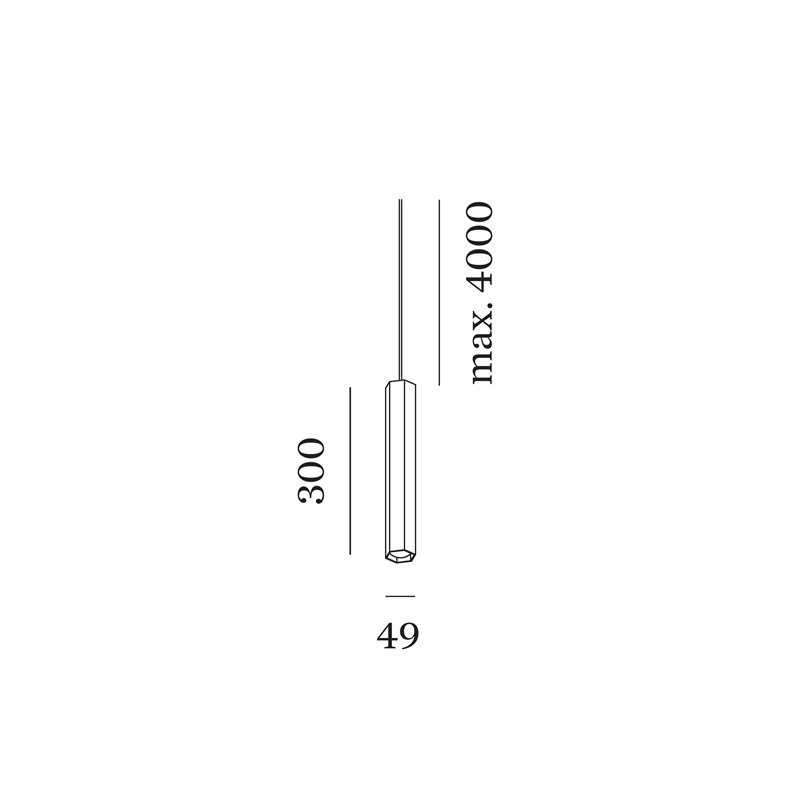 Wever & Ducré HEXO SUSPENDED mini 3.0 LED Suspension lamp