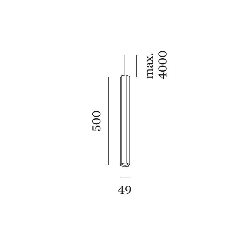 Wever & Ducré HEXO SUSPENDED mini 5.0 LED Suspension lamp