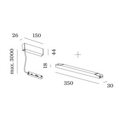Wever & Ducré Strex Susp Remote Driver D4 250W