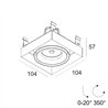 Delta Light MINIGRID IN TRIMLESS 1 HI LED Einbauspot