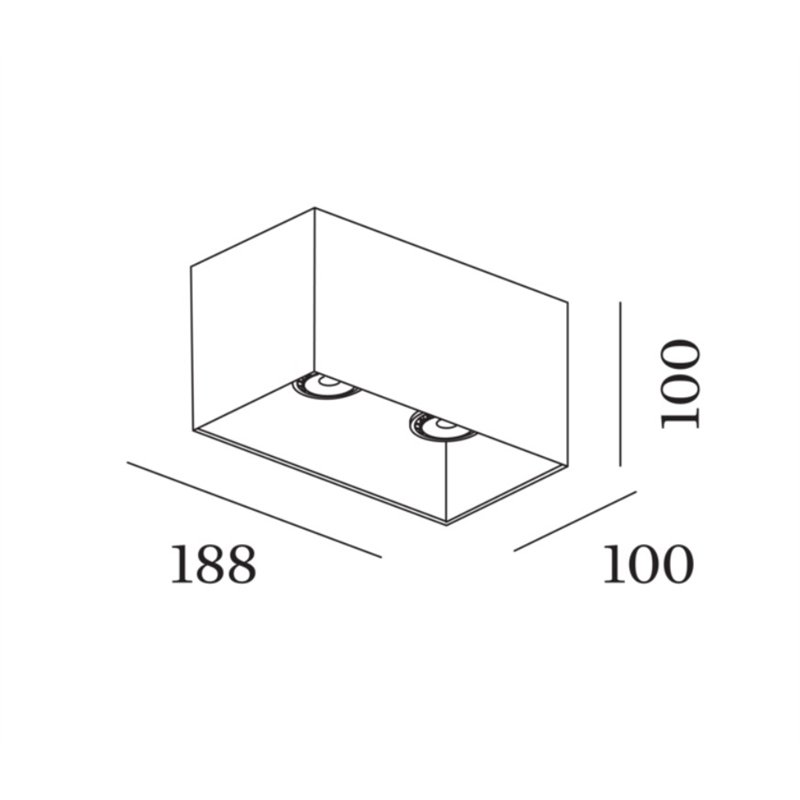 Wever & Ducré BOX 2.0 PAR16 Ceiling lamp