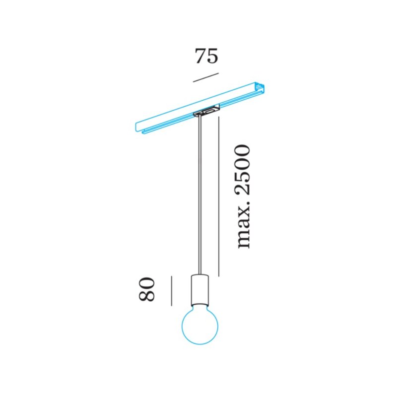 Wever & Ducré RUVI on track 1.0 Track lighting fixture