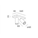 Wever & Ducré PILLO 2.0 Plafondlamp