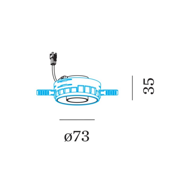 Wever & Ducré QITO trimless 1.0 Inbouwspot