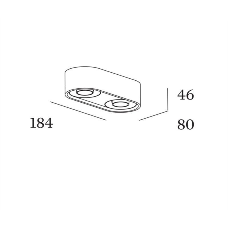 Wever & Ducré QITO surface 2.0 Deckenlampe
