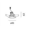 Wever & Ducré DEEP ADJUST petit IQ 1.0 Spot encastré