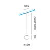 Wever & Ducré SOLLI on STREX 1.0 Track lighting fixture