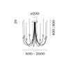 Wever & Ducré OPLIA CHANDELIER 1.0 Lampe à suspension