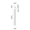 Wever & Ducré FLYRA vertical 1.3 Hängelampe