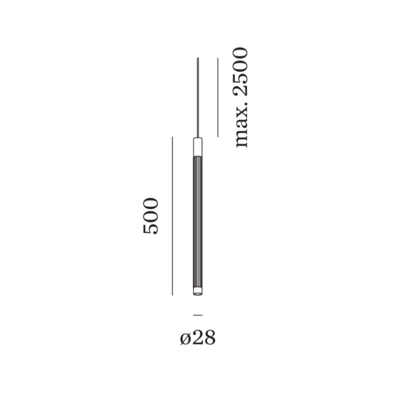 Wever & Ducré TRACE suspended 5.0 LED Suspension lamp