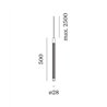 Wever & Ducré TRACE suspended 5.0 LED Suspension lamp