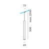 Wever & Ducré HEXO mini on track 1-phase 5.0 PAR11 Track lighting fixture