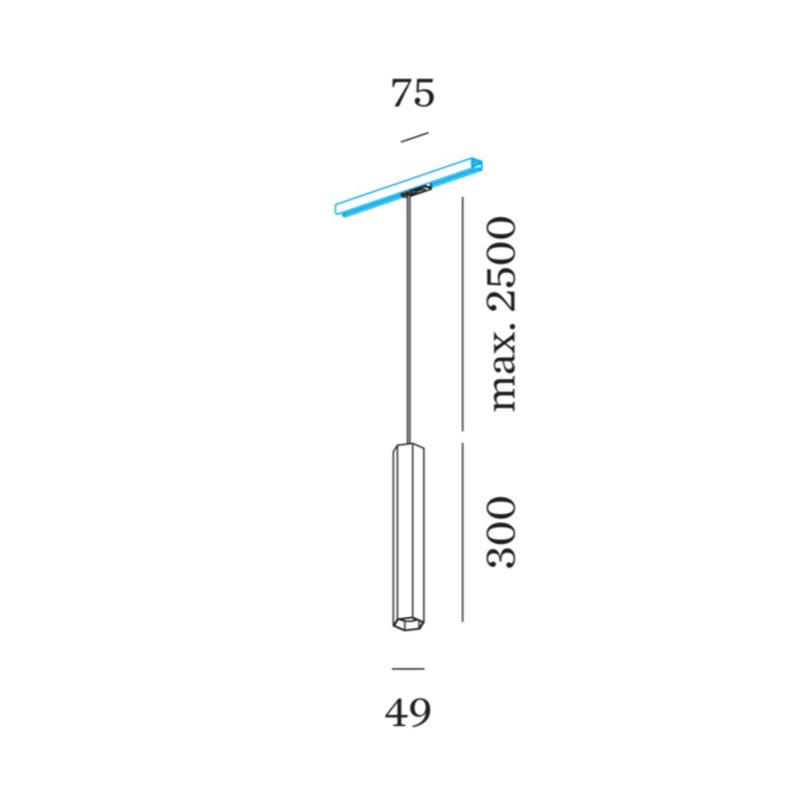 Wever & Ducré HEXO mini on track 3-phase 3.0 PAR11 Trackverlichting