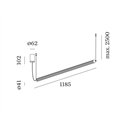 Wever & Ducré FLYRA horizontal 1.2 Hanglamp