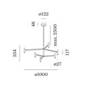 Wever & Ducré MATCH LUSTA 2.1 Hanglamp