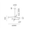 Wever & Ducré MATCH LUSTA 2.1 Suspension lamp