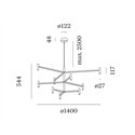 Wever & Ducré MATCH LUSTA 3.2.1 Hanglamp